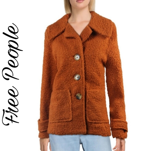 Free People Jackets & Blazers - Free People Soft Faux Shearling Warm Tendy Coat M